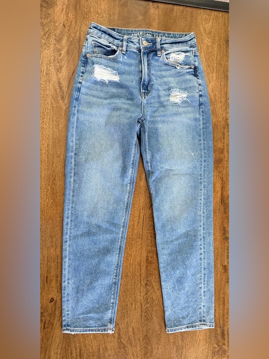 American Eagle Outfitters Denim - American Eagle Outfitters Light Blue Distressed Boyfriend Jeans